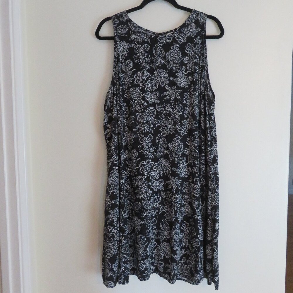 Old Navy | Size XL | Paisley Floral Print Sleeveless Swing Dress Cottagecore